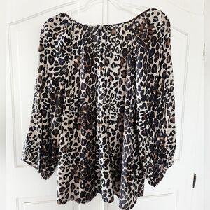 Jones New York Animal Print Blouse